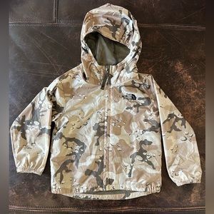 The North Face camo windbreaker